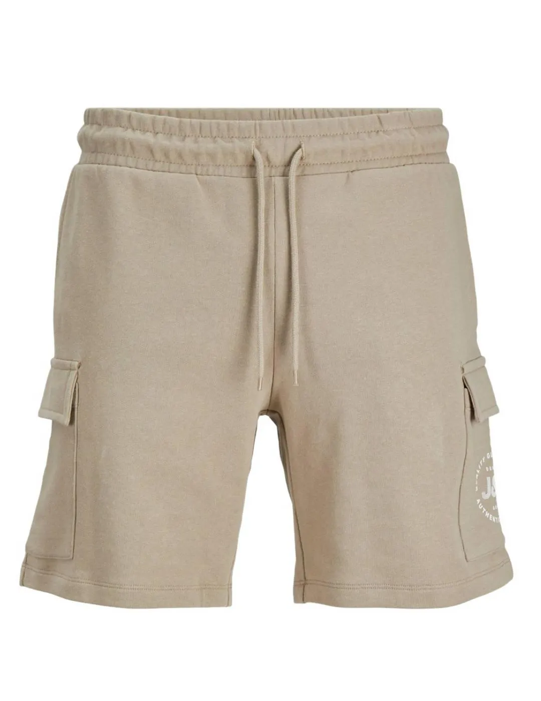 Bermuda Jack&Jones Swift cargo beige de chándal para hombre