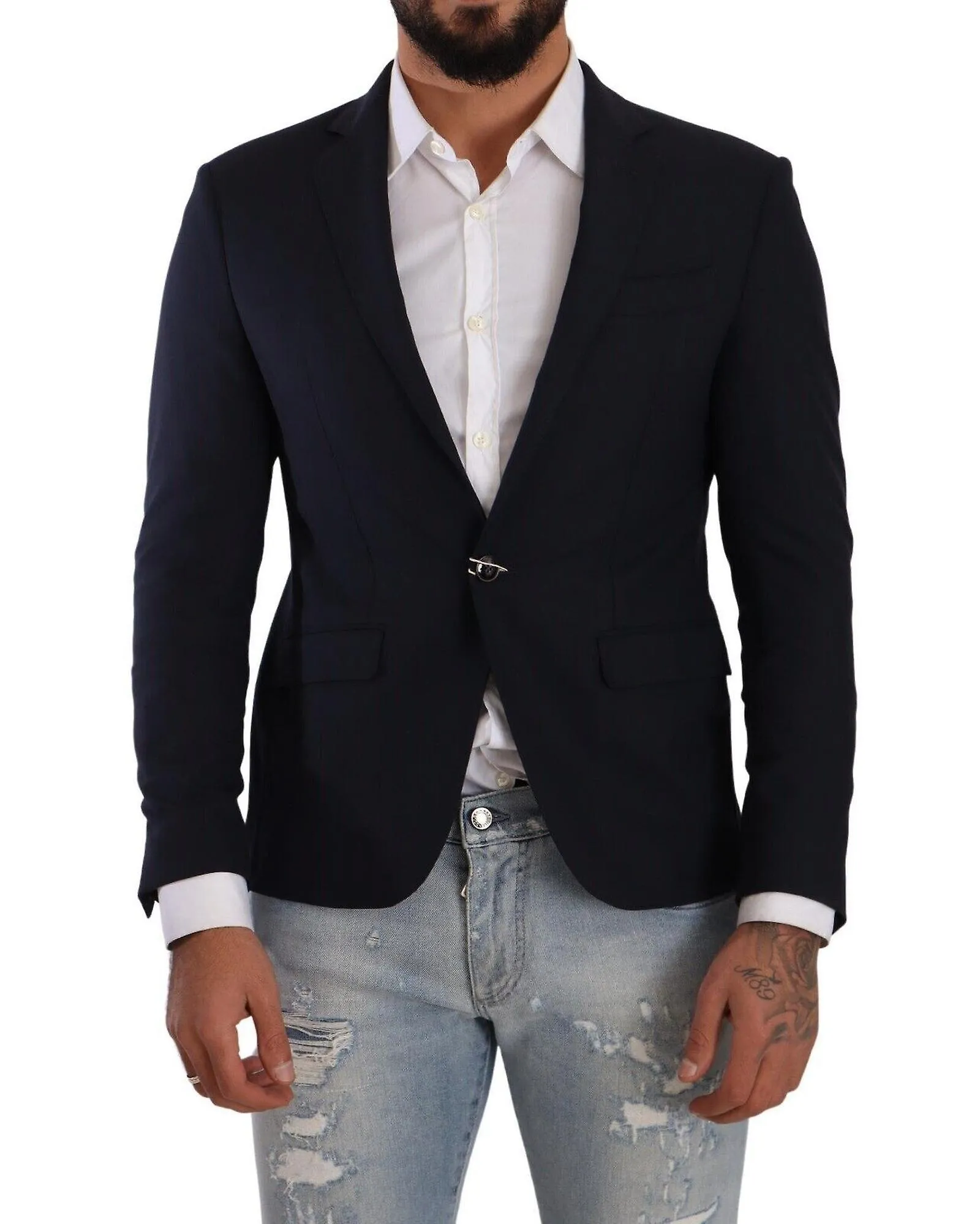 Domenico Tagliente Dark  Slim Fit Blazer