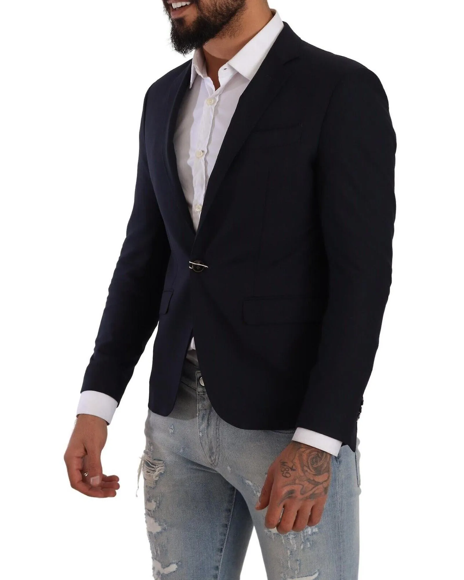 Domenico Tagliente Dark  Slim Fit Blazer