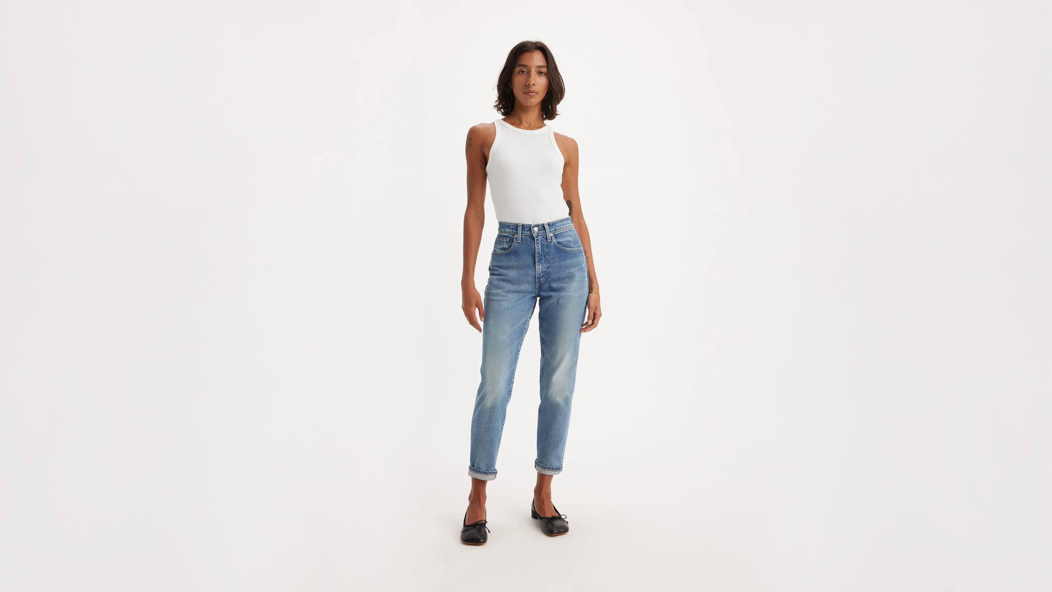 Jeans Boyfriend De Tiro Alto Levi's® Made In Japan