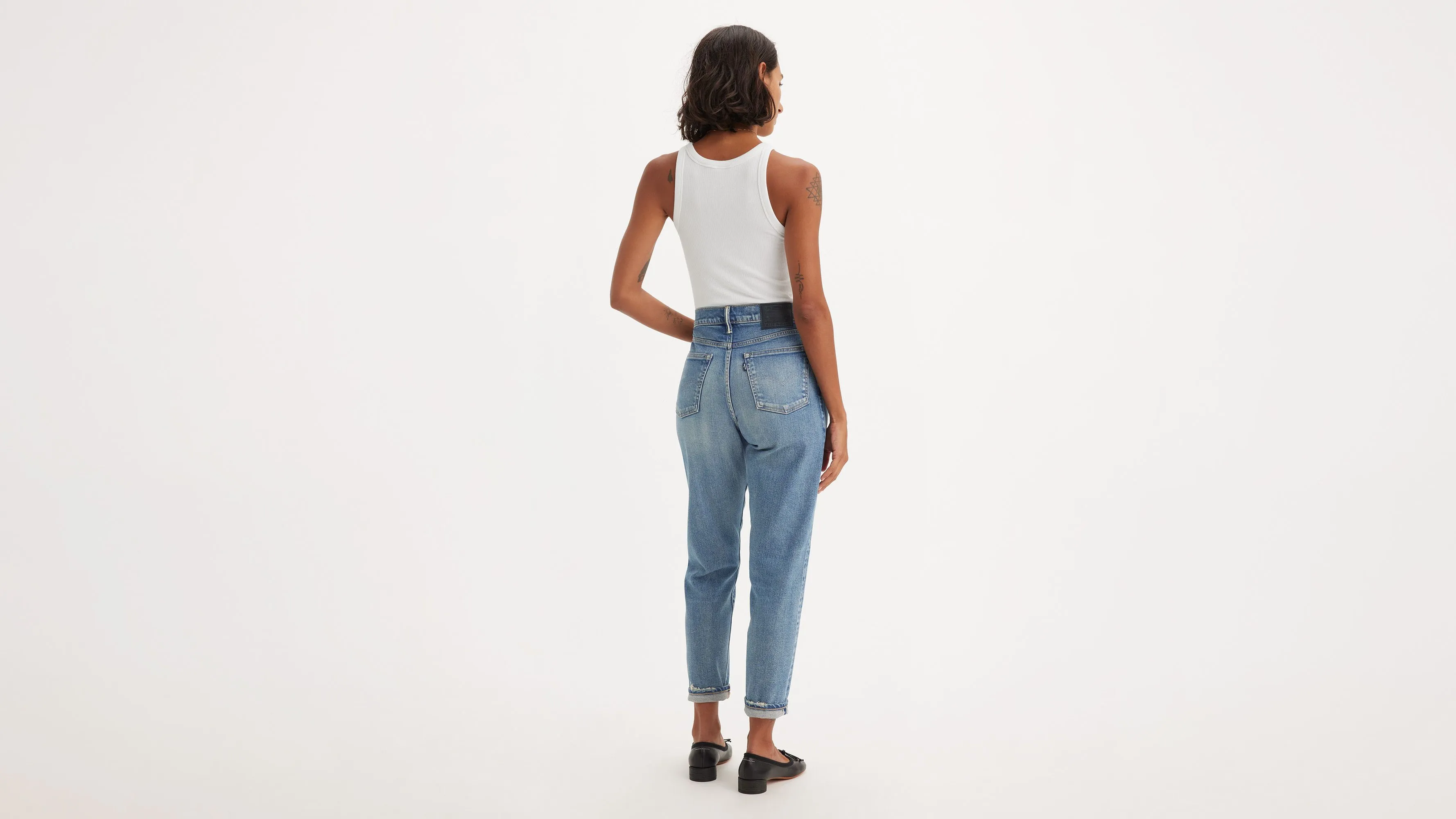 Jeans Boyfriend De Tiro Alto Levi's® Made In Japan