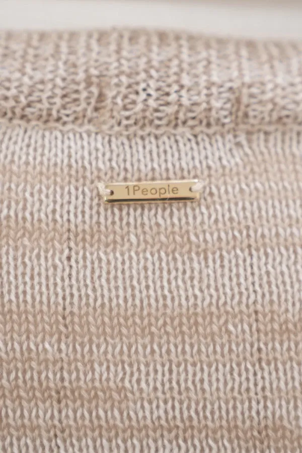 Jersey Nagano - Wool V-Neck - Sand Marl