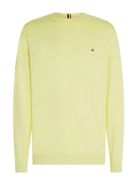 Jersey Tommy Hilfiger Mouline Amarillo Para Hombre