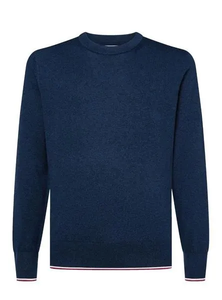 jersey tommy hilfiger mouline marino para hombre