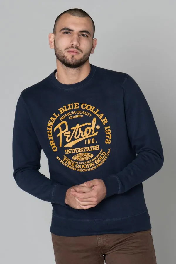 Jersey/Sudadera Hombre Petrol Industries Swr231 5091 Deep Navy