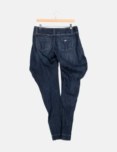 Miss Sixty Pantalón denim azul oscuro jogger