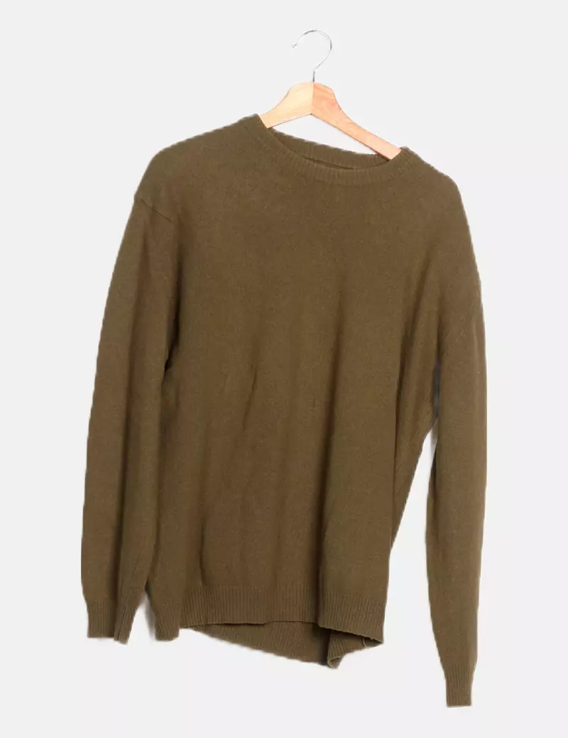 Pull&Bear Jersey verde punto