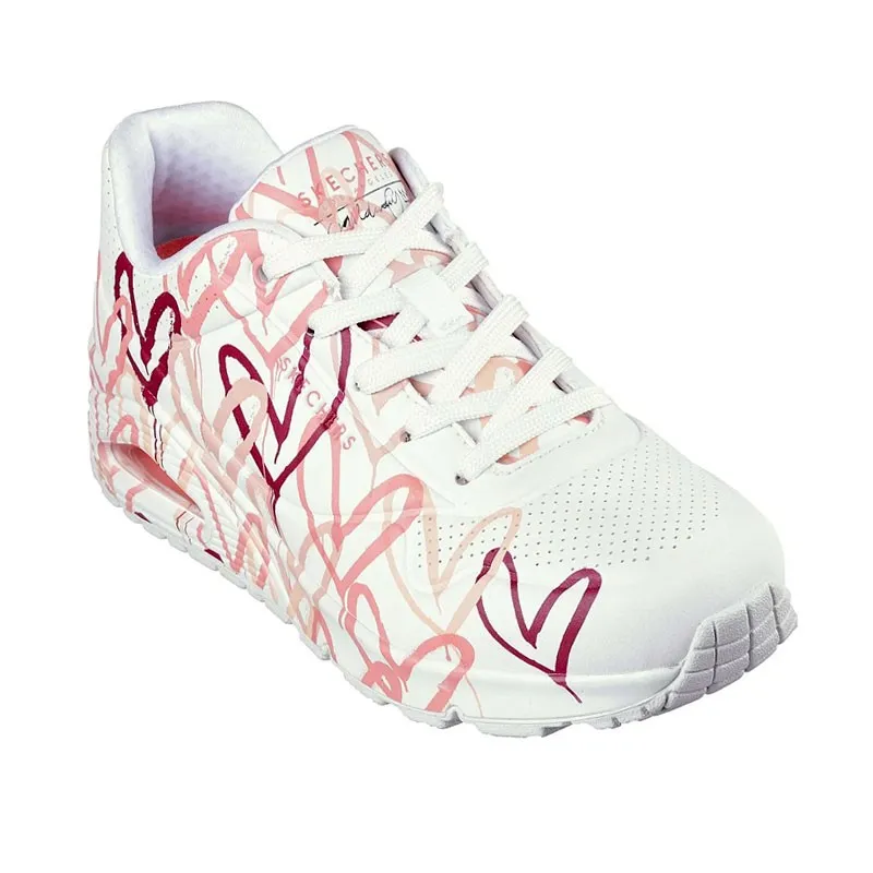 Sneakers Skechers 155507 Mujer Blanco-rosa