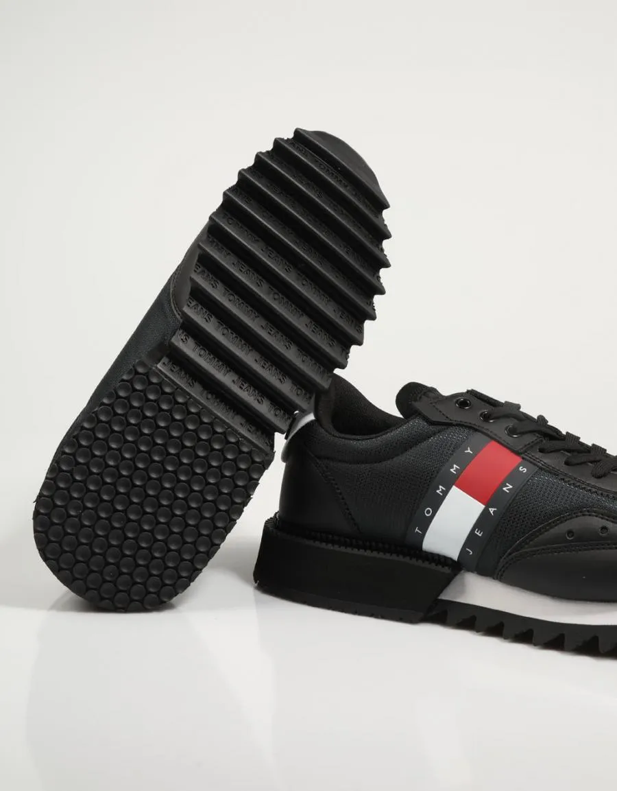  sneakers TOMMY HILFIGER Tommy Jeans Mens Track Cleat en Black 79931