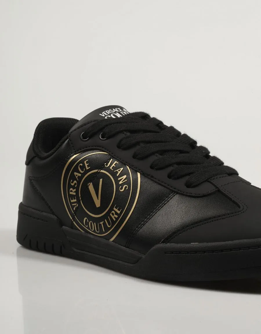  sneakers VERSACE Vj043 Fondo Brooklyn 75ya3sd1 en Black 83236