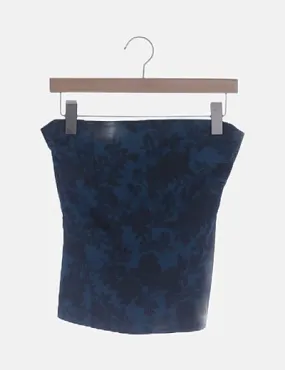 Suiteblanco - Blanco Corset azul print floral