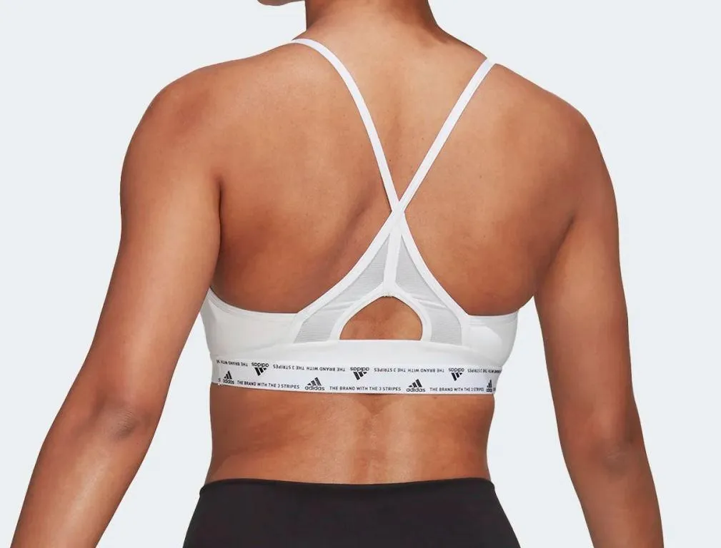 Sujetador Deportivo Adidas Aeroreact Training Bra Blanco