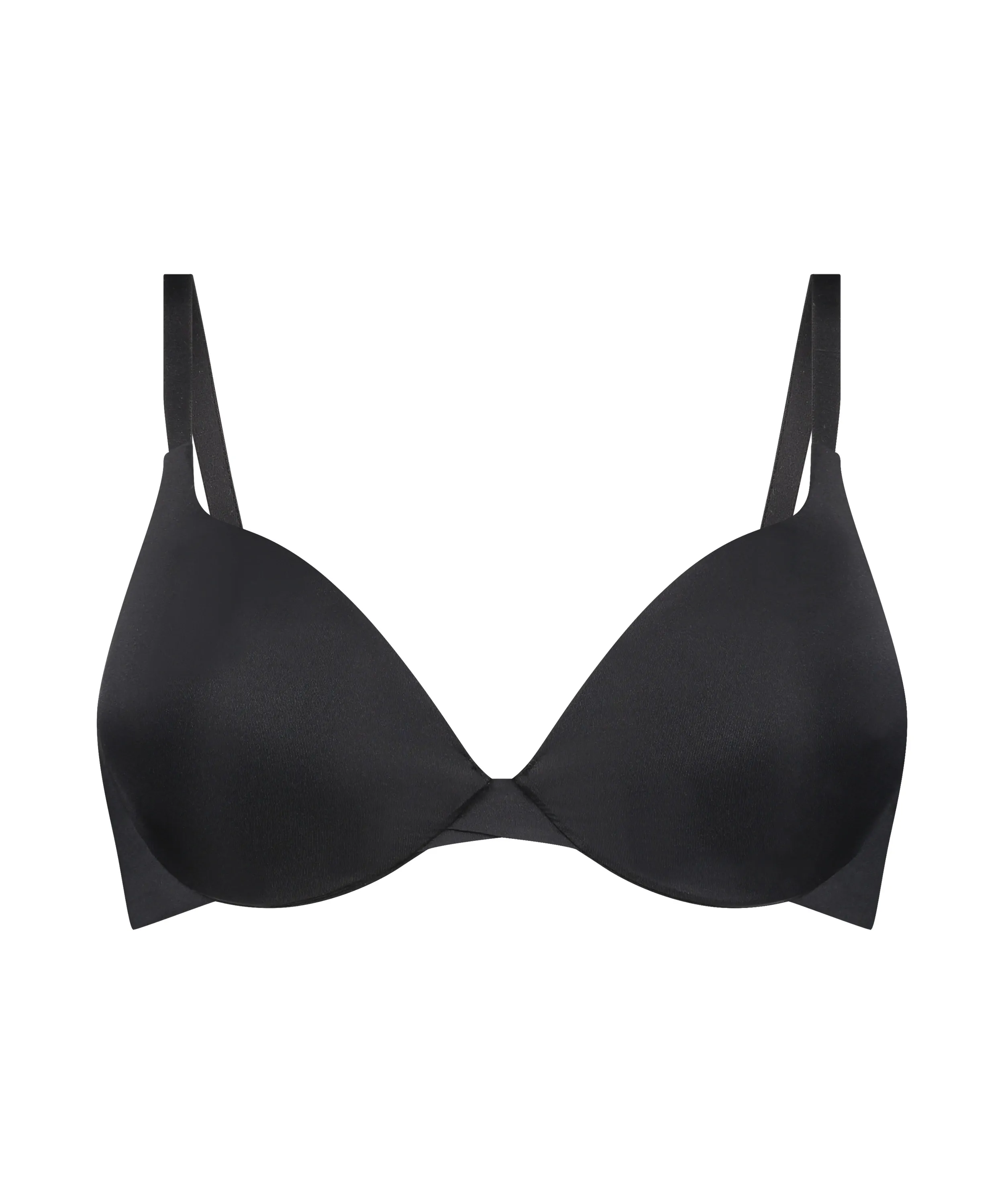 Sujetador push-up de aros preformado Smooth - Negro