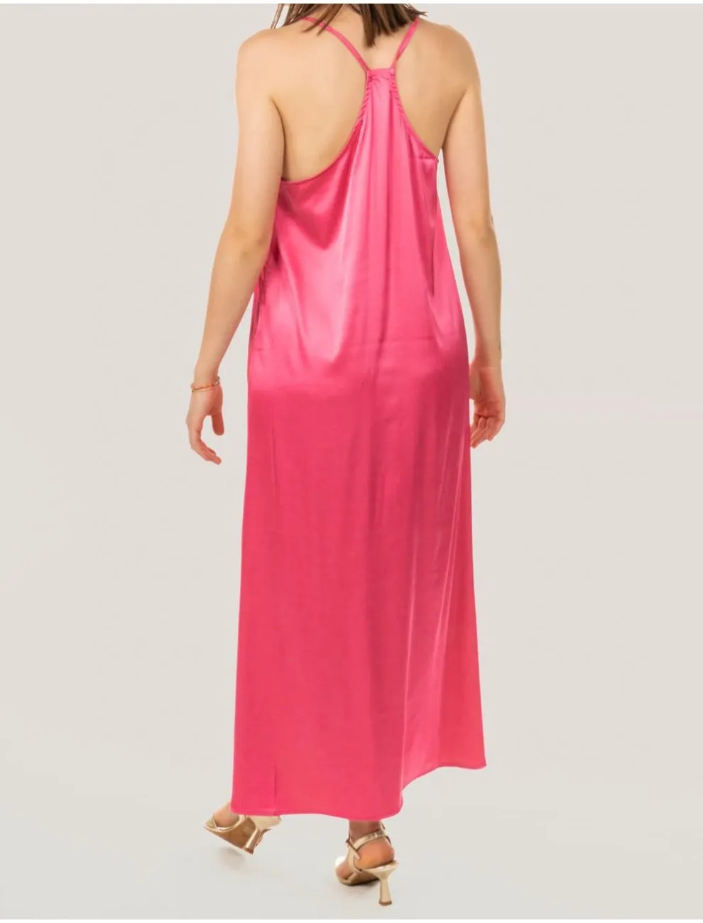 Vestido Obvio Hellen Fuxia