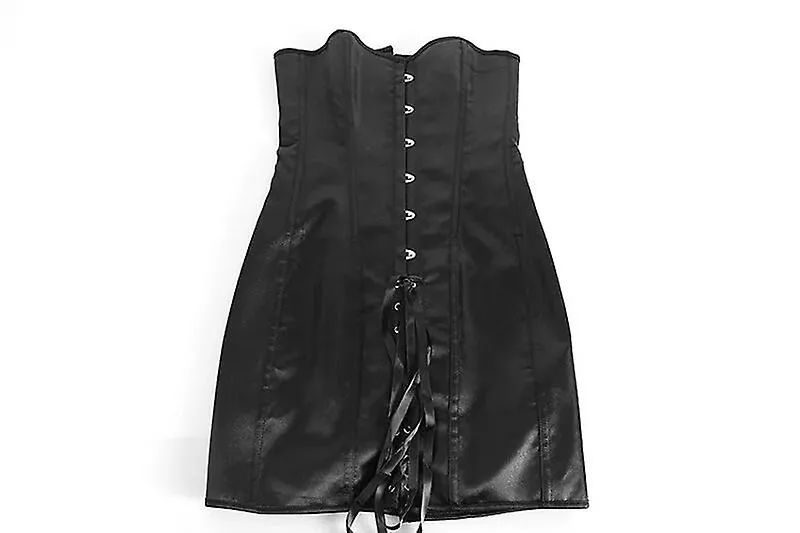 Women Sexy Corset Bustier Top Gothic Slimming Corset Dress Long Torso Steel Bones Overbust Curve Shaper Body Shapewear Plus Size